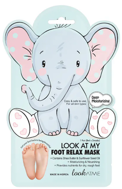 Look At Me Look At My Foot Relax Mask Elephant 1pair