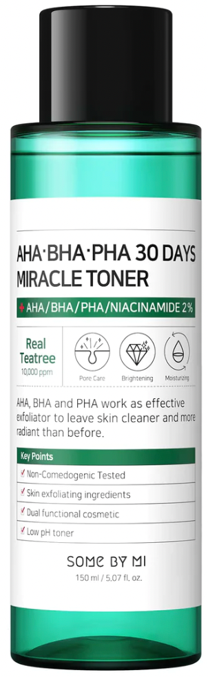 Some By Mi  AHA-BHA-PHA 30 Days Miracle Toner – Be Your Skin Costa Rica
