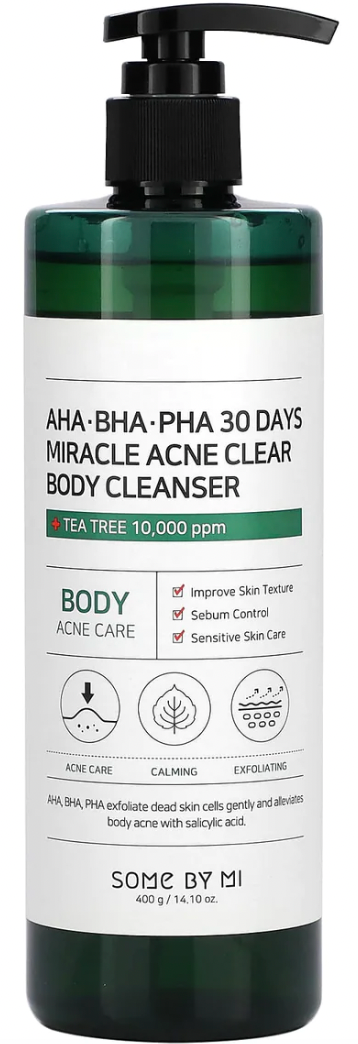 Some By Mi AHA BHA PHA 30 Days Miracle Acne Body Cleanser 400ml