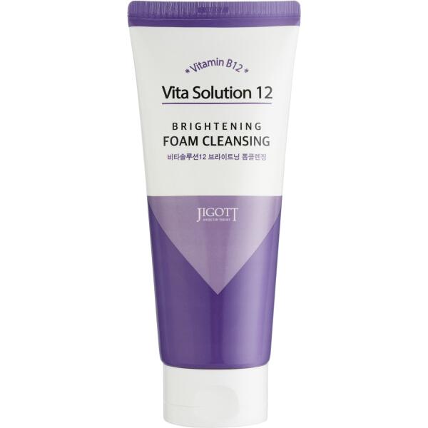 Jigott Vita Solution 12 Brightening Foam Cleansing 180ml