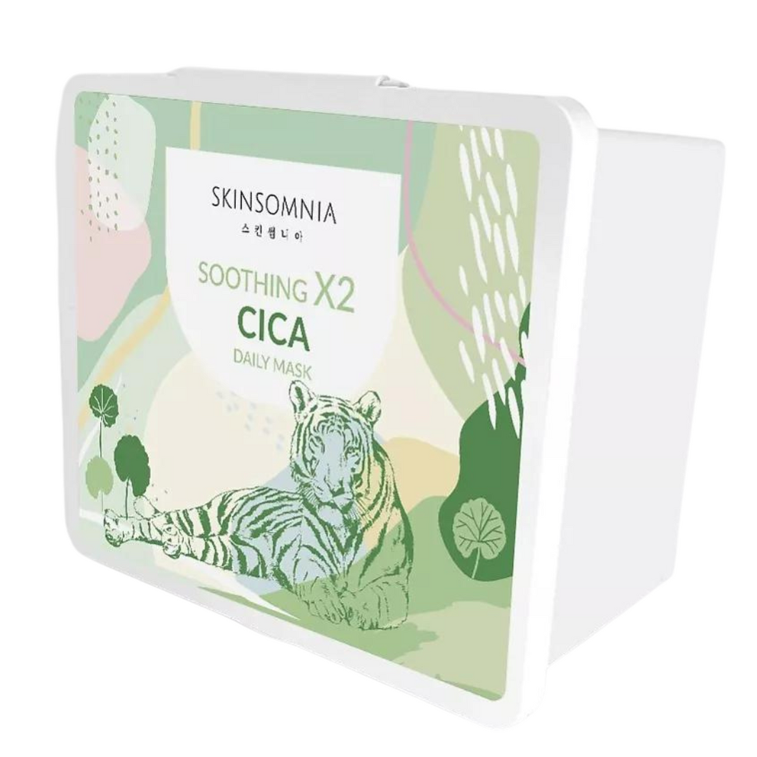 Skinsomnia Soothing X2 CICA Daily Mask 30pcs