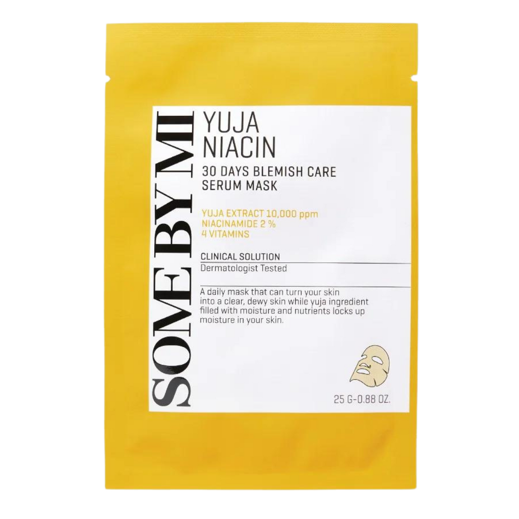 Some By Mi Yuja Niacin 30days Blemish Care Serum Mask 25ml