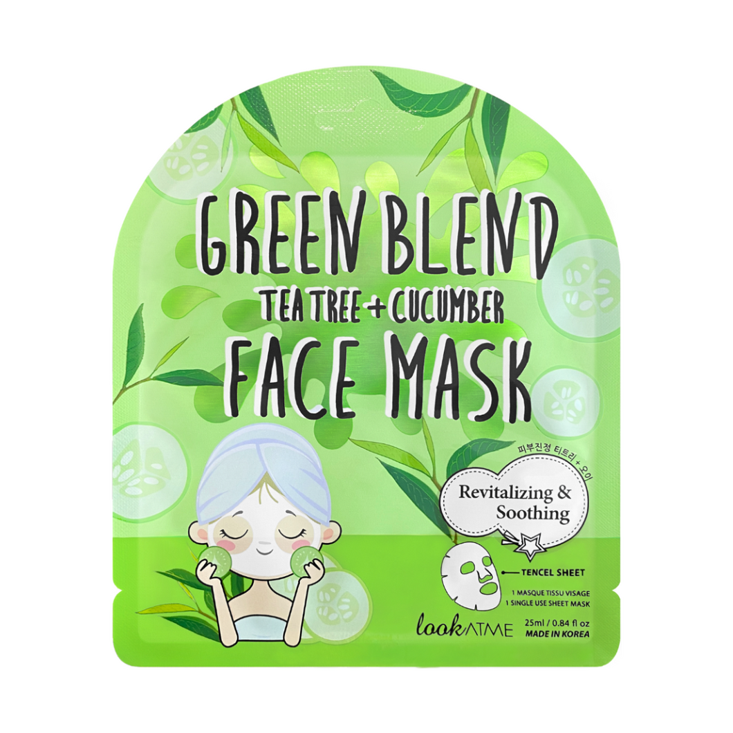 Look At Me Tencel Face Mask Green Blend Tea Tree 25ml