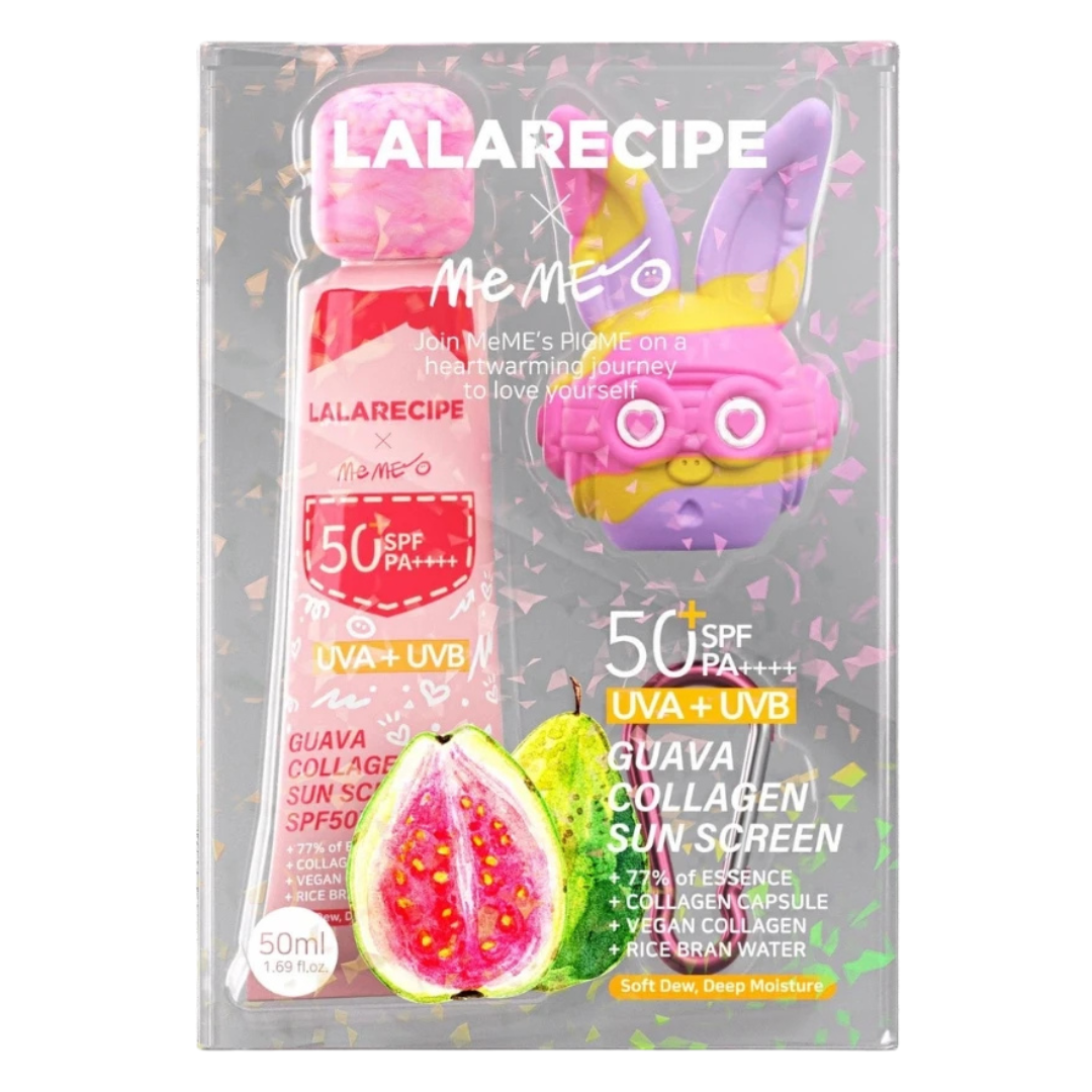 日焼け止め LALASCIPE Guava Collagen Sunscreen SPF50 LaLa Recipe Guava Collagen Sunscreen SPF 50+/PA++++ 50ml – Kosmos