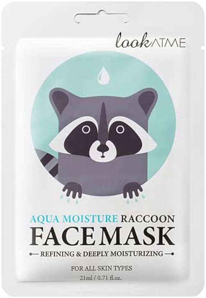 Look At Me Aqua Moisture Raccoon Face Mask 21ml