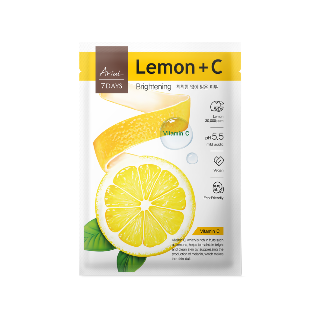 PRE-ORDER: Ariul 7DAYS Mask Lemon+C 5pcs
