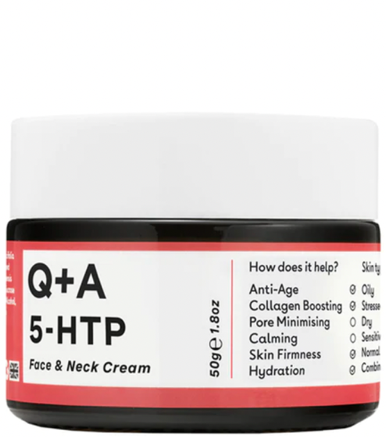 Q+A 5-HTP Neck & Face Cream 50g