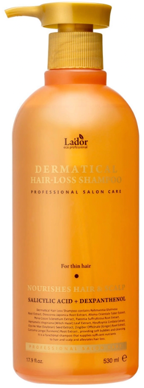 Lador Dermatical Hair-Loss Shampoo For Thin Hair 530ml