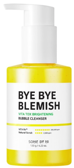 Some By Mi Bye Bye Blemish Vita Brightening Bubble Cleanser 120ml