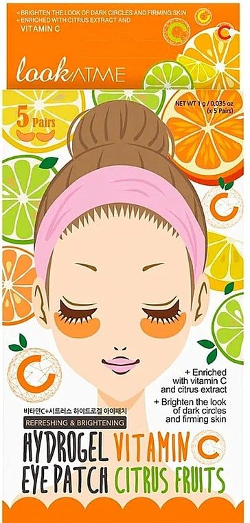 Look At Me Hydrogel Eye Patch Vitamin C and Citrus - 5 pairs